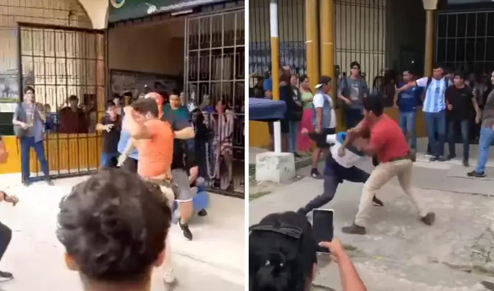 Algunos testigos comentaron que dirigentes de agrupaciones políticas de la UNAP estarían involucrados en la gresca. Foto y video: Vamos Iquitos Noticias/Facebook Algunos testigos comentaron que dirigentes de agrupaciones políticas de la UNAP estarían involucrados en la gresca. Foto y video: Vamos Iquitos Noticias/Facebook