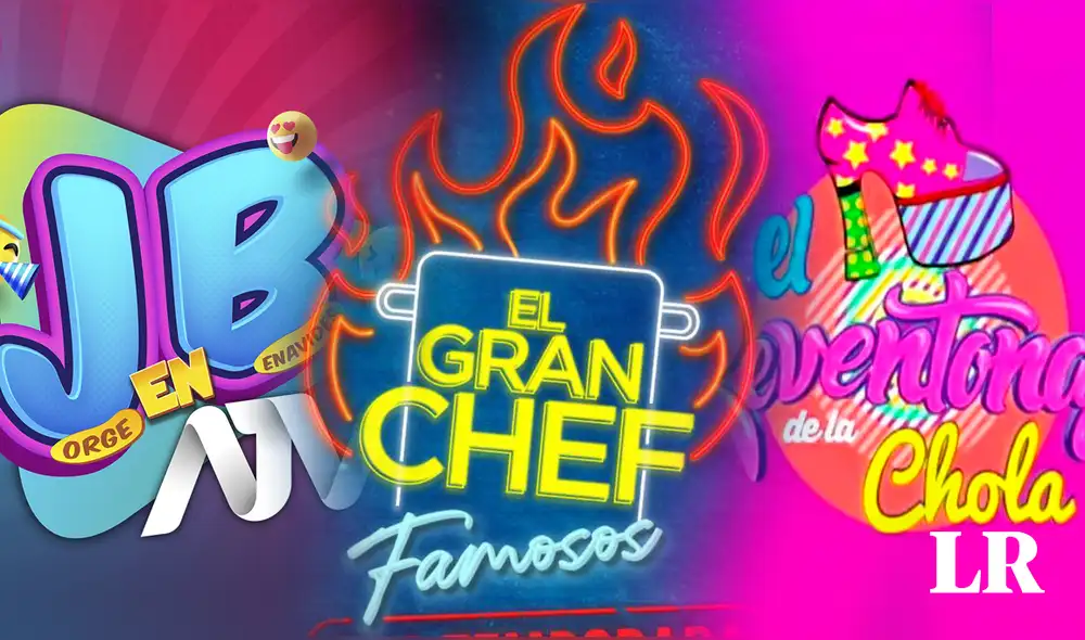 El sábado 1 de julio "JB en ATV", "El gran chef: famosos" y "El reventonazo de la Chola" compitieron nuevamente. Foto: composición/Fabrizio Oviedo-La República