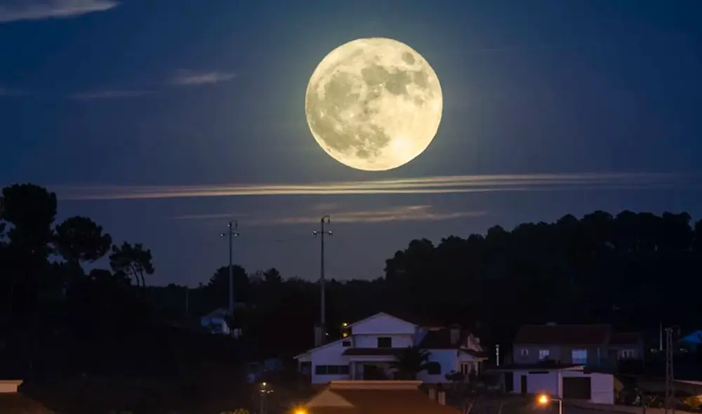 Durante una superluna, el satélite natural está cerca de su perigeo. Foto: BBC Science Focus Durante una superluna, el satélite natural está cerca de su perigeo. Foto: BBC Science Focus