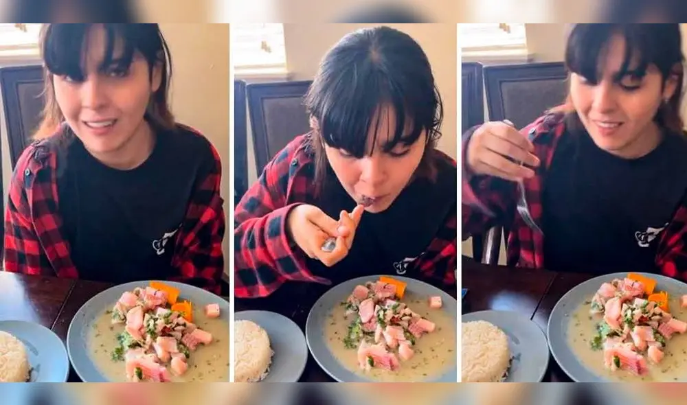 Chilena considera que el ceviche es "muy rico". Foto: composición LR/ TikTok/ @caritolinda43