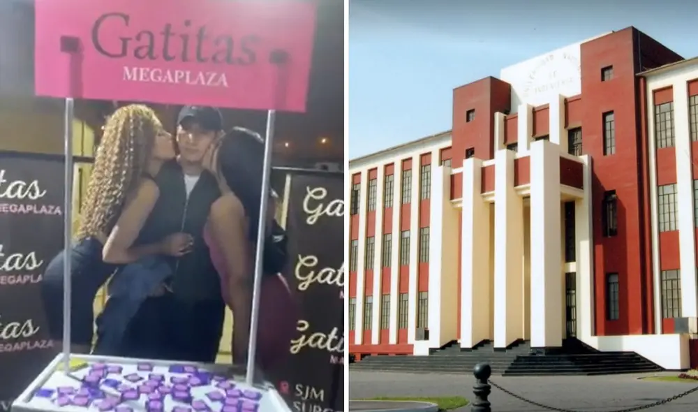 Evento realizado por la Facultad de Ingeniería Mecánica de la UNI contó con la participación de anfitrionas Gatitas Mega Plaza. Foto: Composición LR Evento realizado por la Facultad de Ingeniería Mecánica de la UNI contó con la participación de anfitrionas Gatitas Mega Plaza. Foto: Composición LR