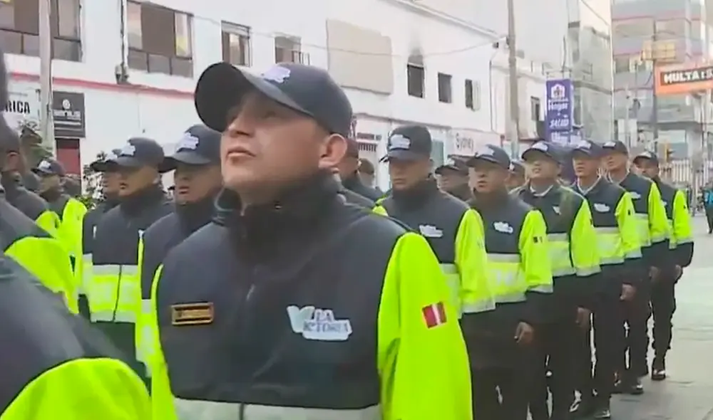 Los licenciados combatirán la delincuencia principalmente en Gamarra, aunque también se desplazarán por otras calles y zonas. Foto y video: América TV