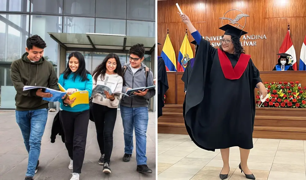 La maestría y el diplomado tienen diferentes requisitos, según la Ley Universitaria. Foto: composición LR/Andina/Twitter/Universidad Andina