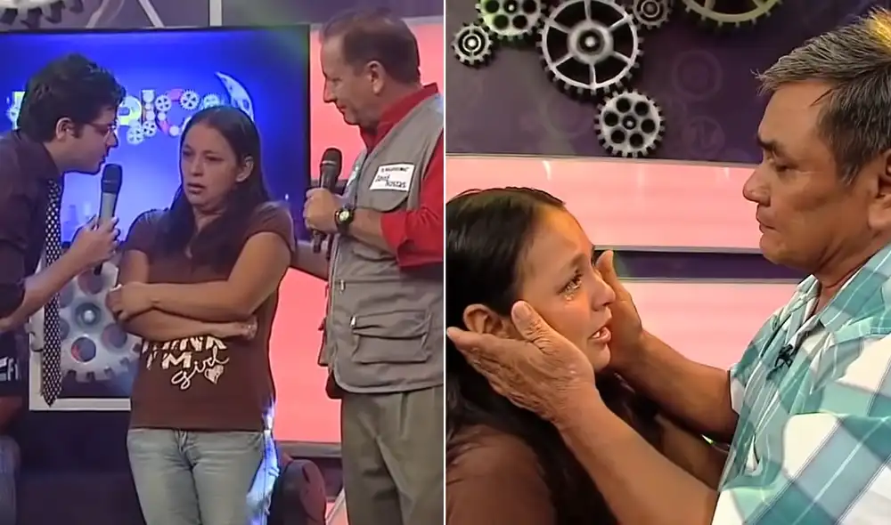 Maricarmen Pérez se reencontró con su padre biológico, Dexter, con la ayuda de David Nostas. Foto: composición LR/ captura de ATV