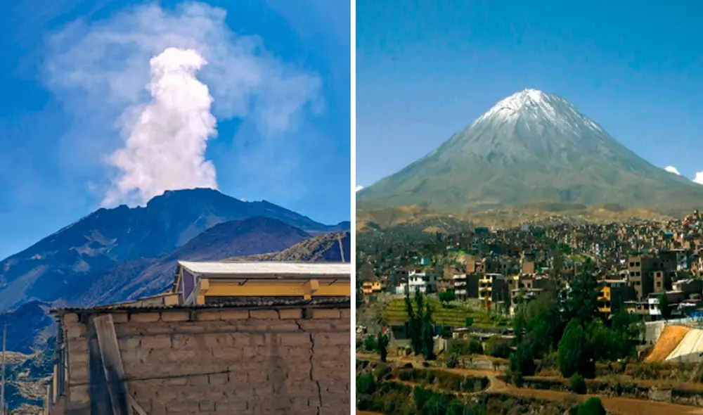 las autoridades de Moquegua están evaluando relocalizar a la población que podría verse afectada por el volcán Ubinas. Foto: composición LR / La República / Andina