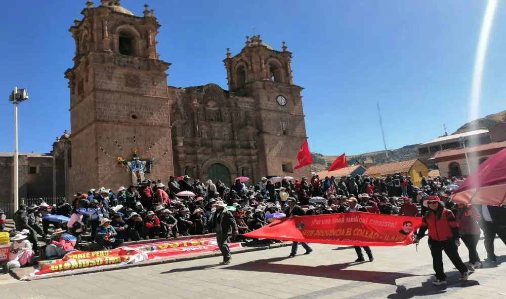 Docentes se suman a convocatoria de protestas en Puno. Foto: La República