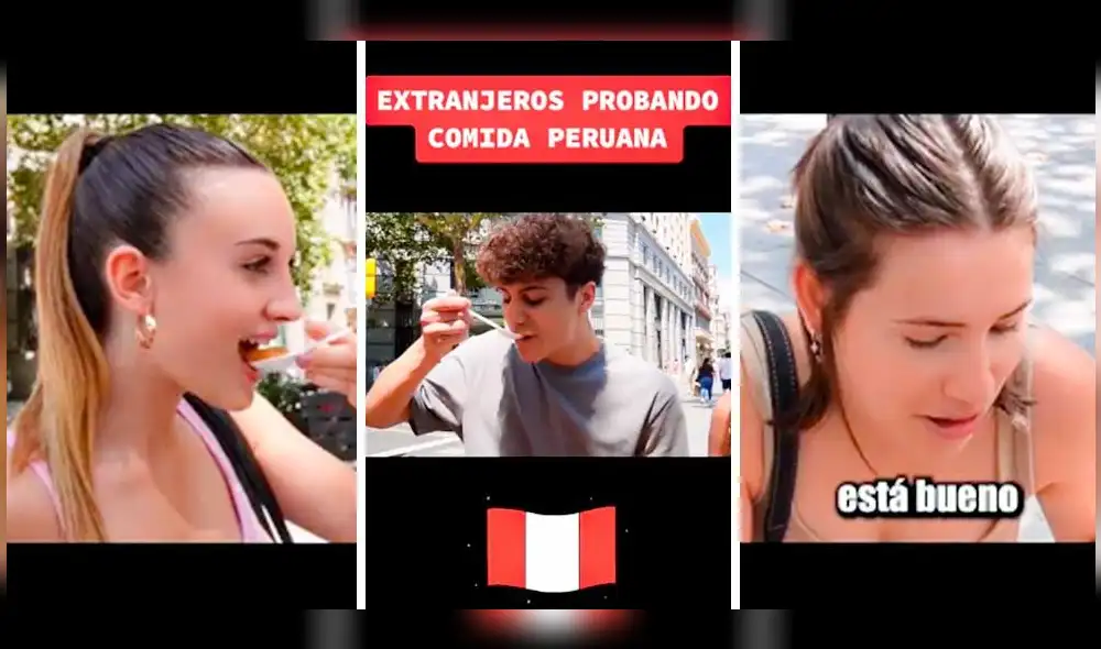 Video de extranjeros que prueban comida peruana llamó la atención de miles de usuarios de TikTok.Foto: composición LR/ TikTok / @mario_colomina Video de extranjeros que prueban comida peruana llamó la atención de miles de usuarios de TikTok.Foto: composición LR/ TikTok / @mario_colomina