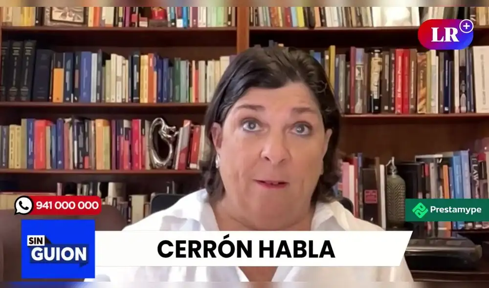 Rosa María Palacios desmenuza el discurso de Cerrón. Foto y Video: LR+