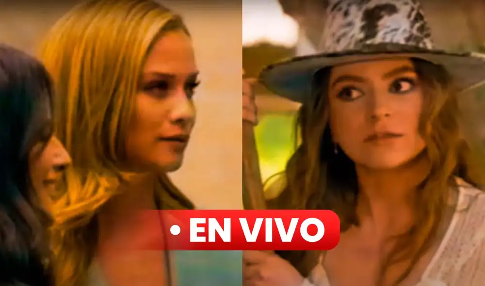 María Teresa empieza a demostrar lo que siente por Santos, algo que Valentina, que también siente algo por él, ya notó. Foto: composición LR/Las Estrellas María Teresa empieza a demostrar lo que siente por Santos, algo que Valentina, que también siente algo por él, ya notó. Foto: composición LR/Las Estrellas