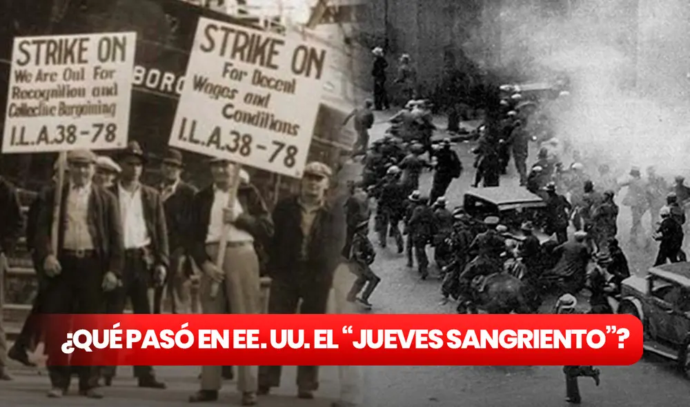 El jueves 5 de julio de 1934, los disturbios de la "huelga de la costa" llegaron al punto más violento. Foto: composición LR/eulixe El jueves 5 de julio de 1934, los disturbios de la "huelga de la costa" llegaron al punto más violento. Foto: composición LR/eulixe