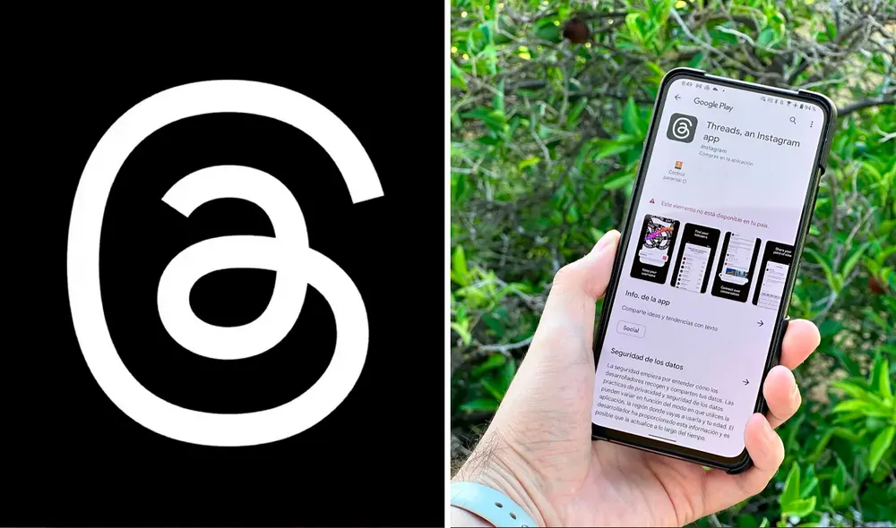 El servicio móvil es compatible con Android y también iPhone. Foto: composición LR/Xataka/Threads