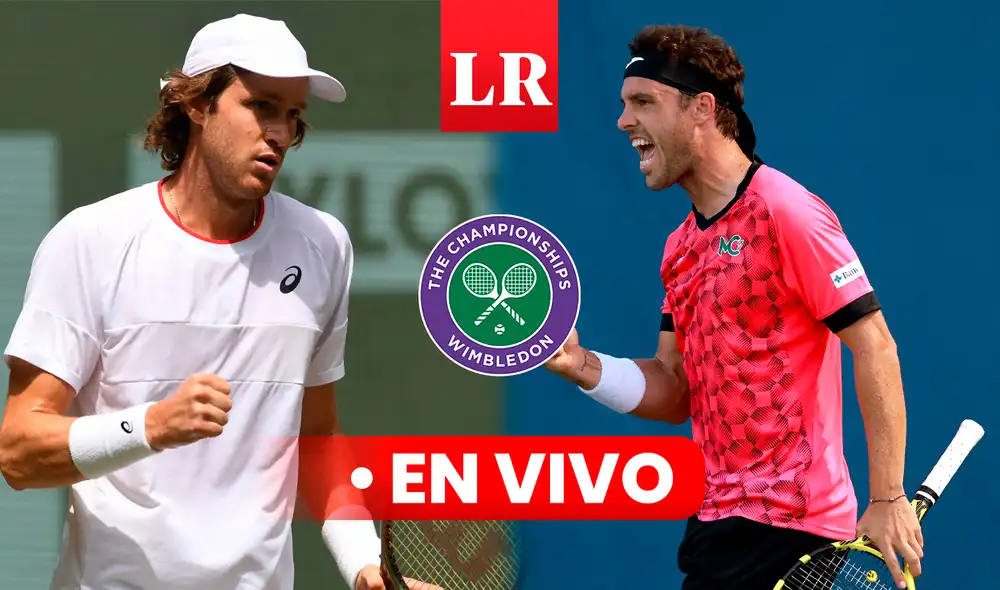 El partido de Nicolás Jarry vs. Marco Cecchinato se jugó en la cancha 5 de Wimbledon. Foto: composición LR/AFP El partido de Nicolás Jarry vs. Marco Cecchinato se jugó en la cancha 5 de Wimbledon. Foto: composición LR/AFP