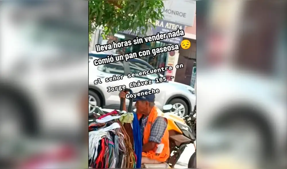 Piden que internautas compren pasadores al adulto mayor. Foto: TikTok Piden que internautas compren pasadores al adulto mayor. Foto: TikTok