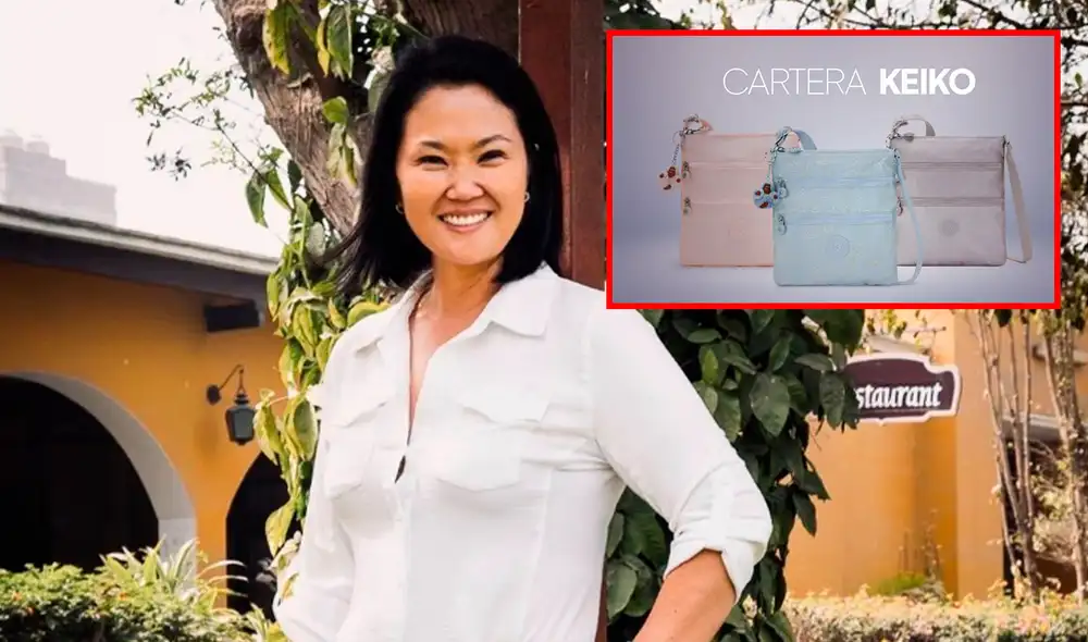 El singular nombre del nuevo modelo de carteras acaparó toda la atención de los cibernautas. Foto: composición LR / capturas de Facebook e Instagram / @Kipling / @KeikoFujimori El singular nombre del nuevo modelo de carteras acaparó toda la atención de los cibernautas. Foto: composición LR / capturas de Facebook e Instagram / @Kipling / @KeikoFujimori