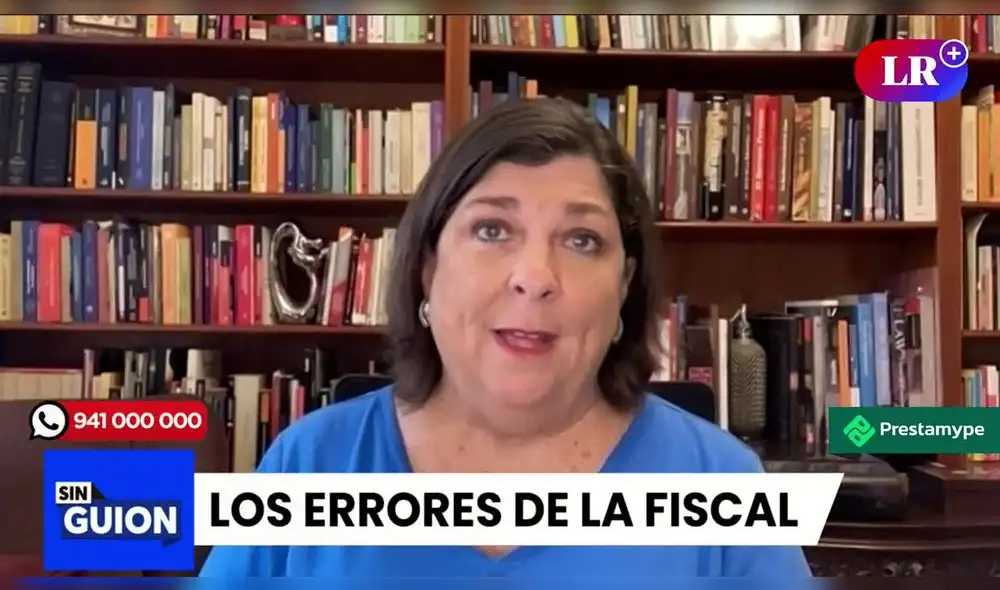 Rosa María Palacios enlista las acciones más cuestionadas de Patricia Benavides y habla sobre ellas. Foto/Video: LR+