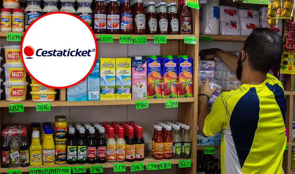 Cestaticket tiene cada vez menos valor debido a la inflación. Foto: composición LR/El Nacional/Empresa Gestión de beneficios sociales Cestaticket tiene cada vez menos valor debido a la inflación. Foto: composición LR/El Nacional/Empresa Gestión de beneficios sociales