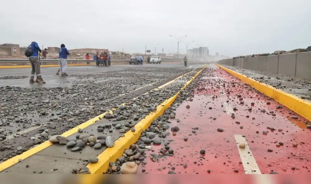 La vía estará cerrada hasta el 9 de julio. Foto: Andina