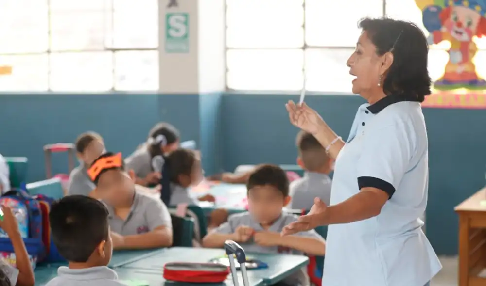 El inicio de clases escolares este año se retrasó en algunas regiones debido a las fuertes lluvias que se estaban presentado. Foto: Andina