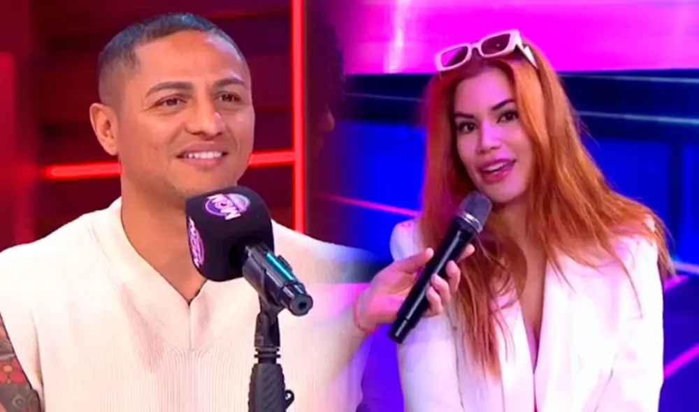 Batallanos romántica con Jonathan Maicelo. Foto: captura/América TV Batallanos romántica con Jonathan Maicelo. Foto: captura/América TV