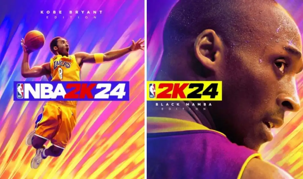 La portada de NBA 2K24 con Kobe Bryant como protagonista es un homenaje conmovedor a una de las leyendas del básquetbol. Foto: 2K