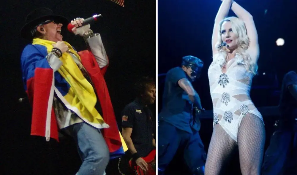 Desde finales de los años 70, Venezuela recibió a grandes artistas de diferentes géneros. Foto: composición LR/Guns N' Roses y los friends/KGTRENDIGNS Desde finales de los años 70, Venezuela recibió a grandes artistas de diferentes géneros. Foto: composición LR/Guns N' Roses y los friends/KGTRENDIGNS