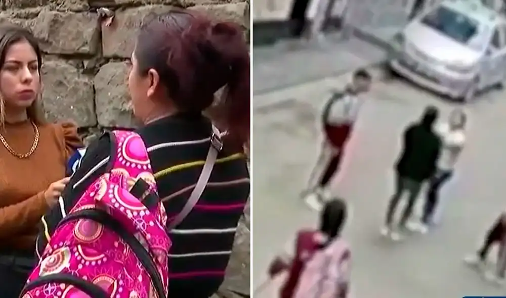 En la gresca estudiantil también hubo amenazas de muerte por parte de los padres de familia. Foto: composición La República/capturas Panamericana - Video: Panamericana En la gresca estudiantil también hubo amenazas de muerte por parte de los padres de familia. Foto: composición La República/capturas Panamericana - Video: Panamericana