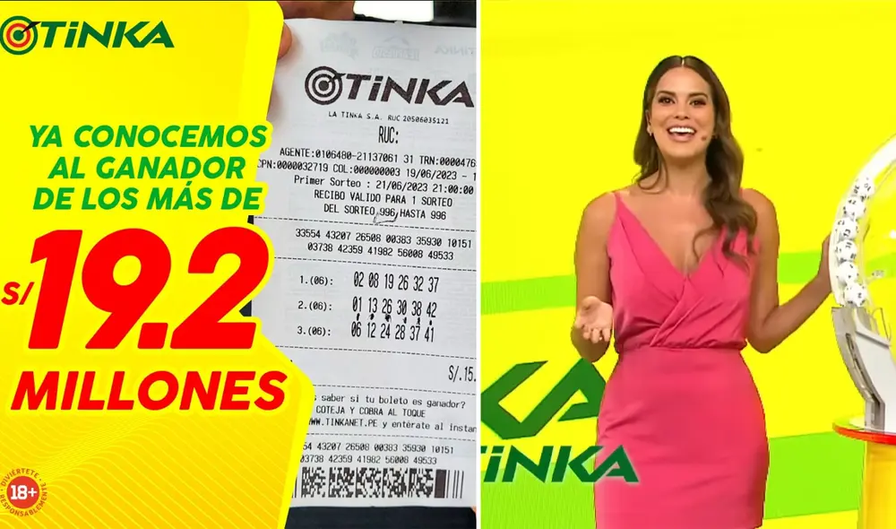 Apareció el ganador del pozo millonario de la Tinka del 21 de junio. Foto: composición LR/La Tinka