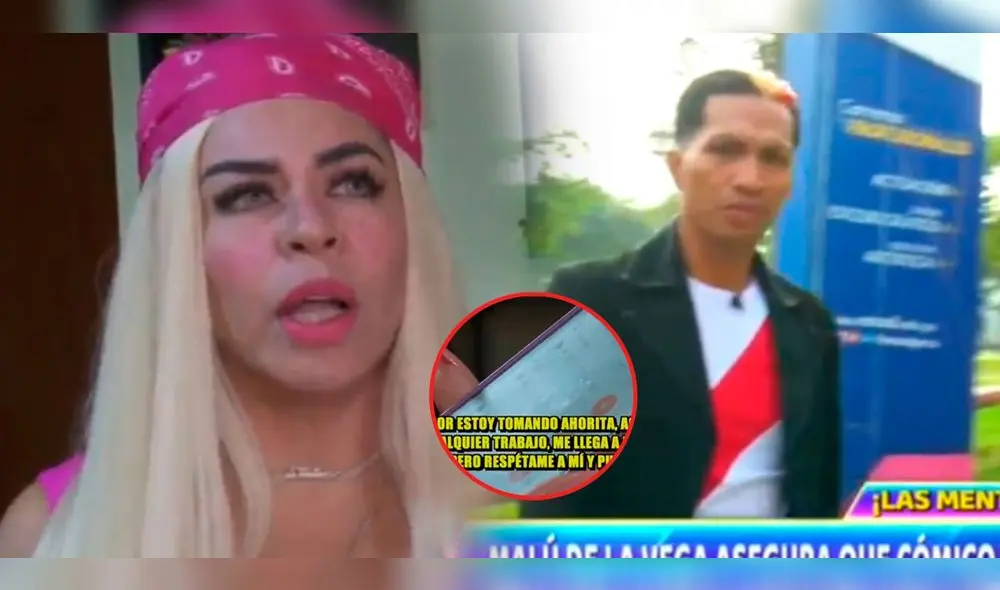 Malú de la Vega revela que Pepino la amenazaba y controlaba. Foto: composición/captura de ATV