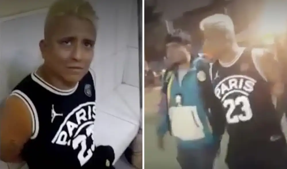 'Chocolatito' fue encontrado con paquetes de marihuana listos para su venta. Foto: captura de América 'Chocolatito' fue encontrado con paquetes de marihuana listos para su venta. Foto: captura de América