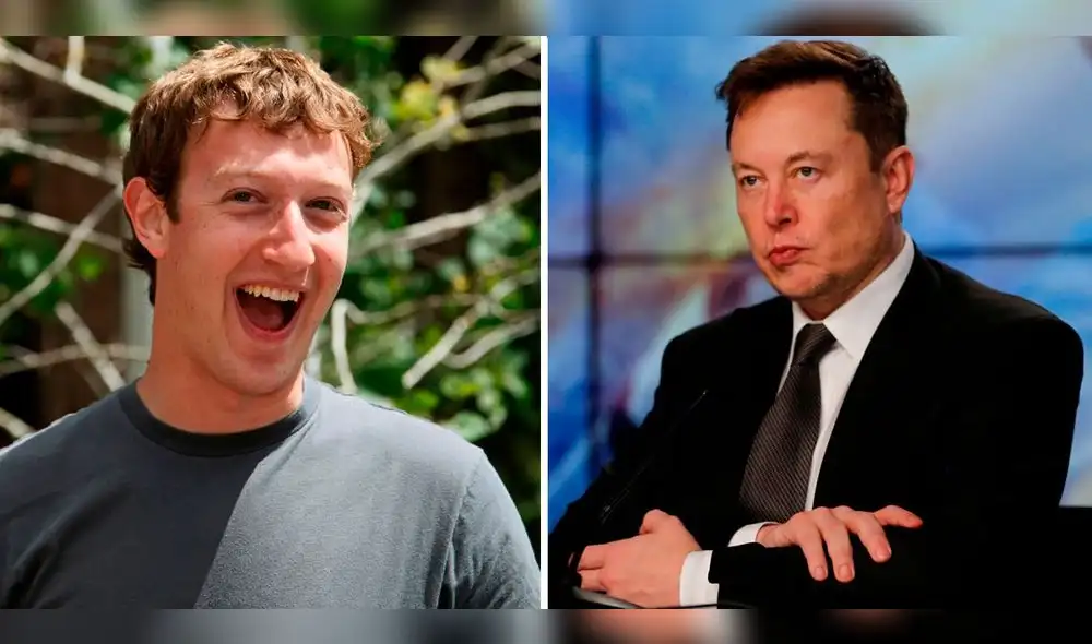 Elon Musk había retado a una pelea a Mark Zuckerberg. Foto: composición LR/El País/The National