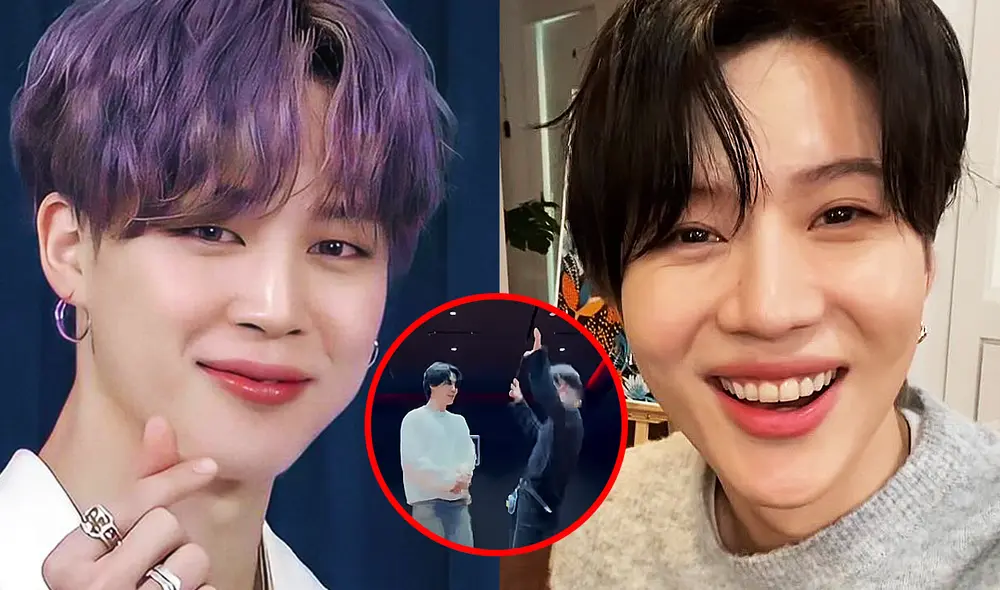 Jimin y Taemin de BTS y SHINee se unieron en una coreografía viral en redes. Foto: composición LR/BIGHIT/SM/Instagram