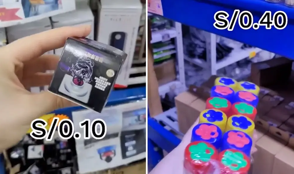 En la importadora del Centro de Lima se pueden encontrar una gran variedad de productos a precios muy rebajados. Foto: composición LR/TikTok