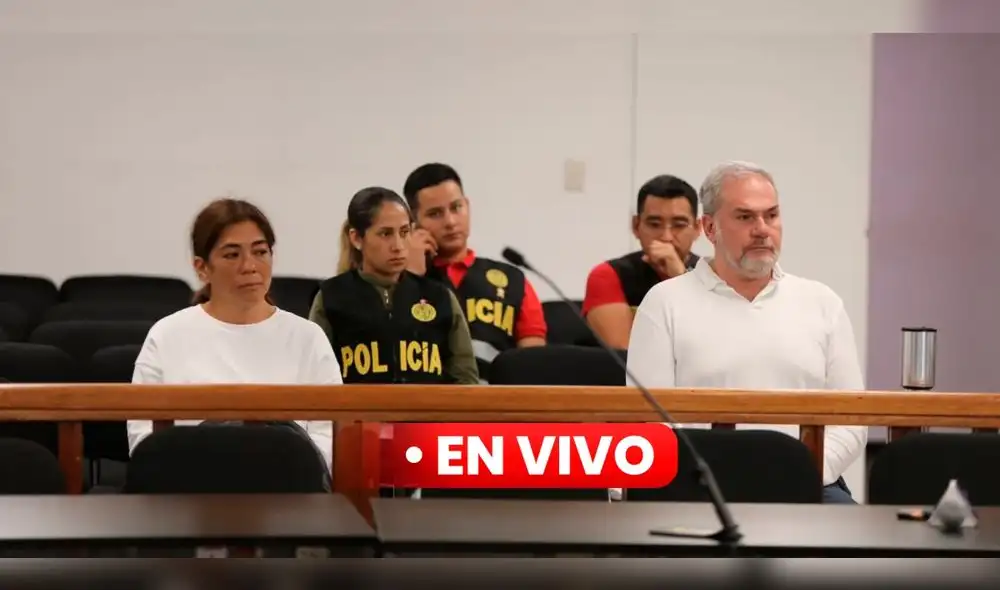 Sada Goray y Mauricio Fernandini se encuentran con 10 días de detención preliminar por sus vínculos con Pedro Castillo. Foto: Poder Judicial.