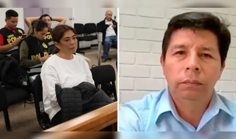 La empresaria Sada Goray dio detalles de los aportes que otorgaba al gobierno de Pedro Castillo a través de Salatiel Marrufo. Foto: composición Poder Judicial/ Justicia TV