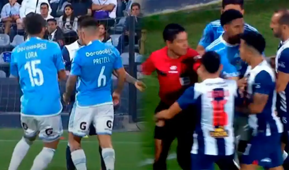 Los jugadores fueron amonestados con tarjeta amarilla. Foto: composiciónLR/Liga 1 Max