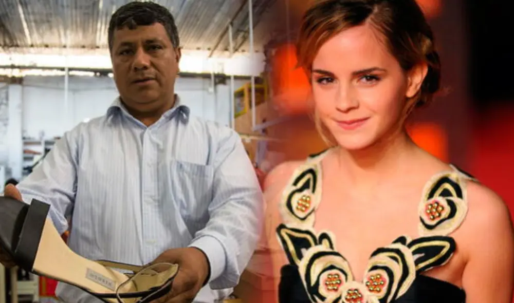 El empresario William Ulloa reveló cómo llegó a confeccionar el zapato para Emma Watson. Foto: composición LR/Andina/EFE