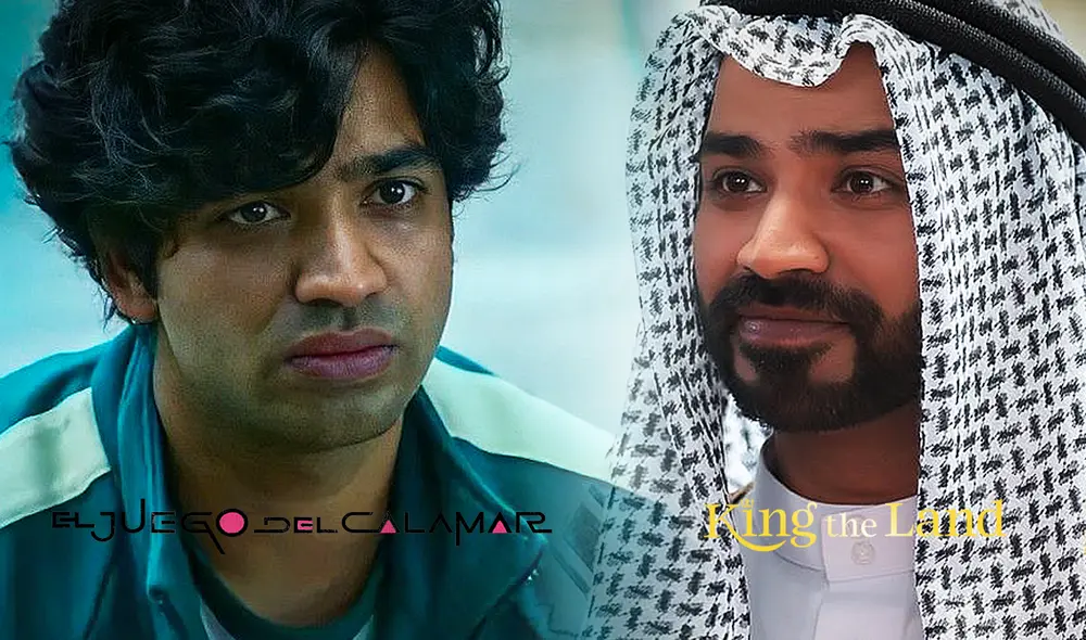 Anupam Tripathi, popular actor de "El juego del calamar", llegó al k-drama "King the land". Foto: composición LR/Netflix/JTBC