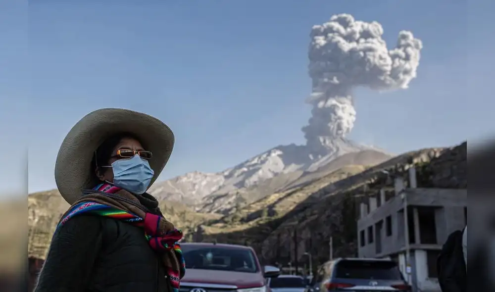 Tensa calma. El 6 de junio ocurrió la última explosión en el volcán Ubinas. Especialistas piden seguir en alerta. Foto: La República