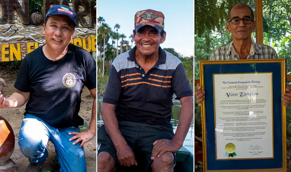 Alfredo Zmalloa, Lucas Mamani y Victor Zambrano son 3 promotores de un turismo sostenible. Foto: composición LR/La República Alfredo Zmalloa, Lucas Mamani y Victor Zambrano son 3 promotores de un turismo sostenible. Foto: composición LR/La República