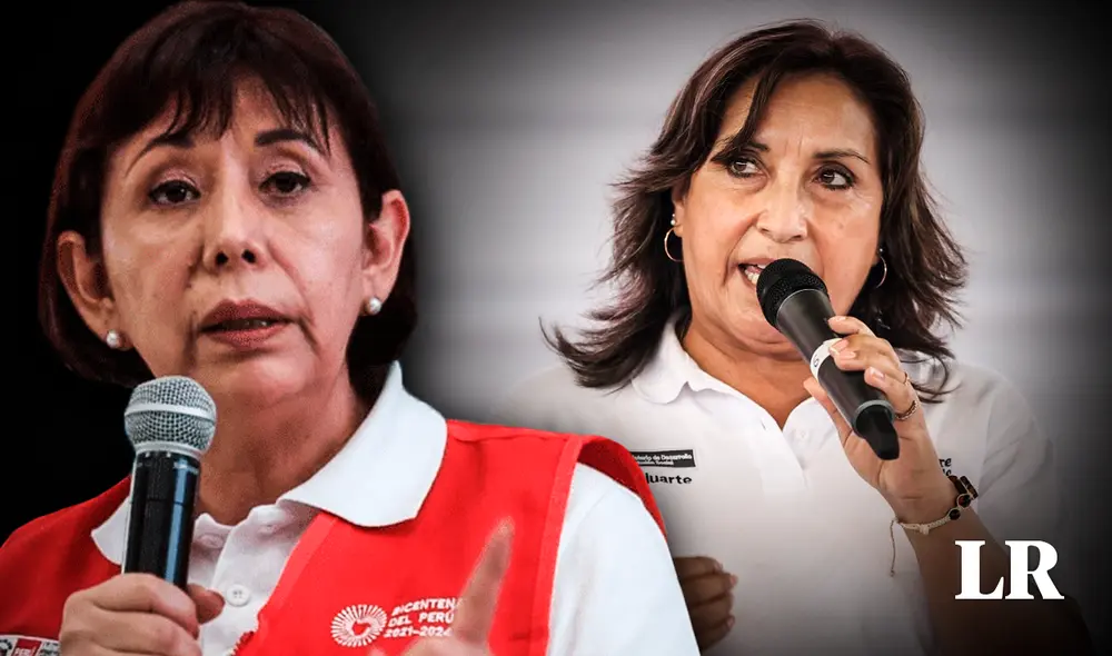 Ministra Tolentino señaló que la presidenta Dina Boluarte está dispuesta a someterse a las investigaciones sobre el presunto plagio en libro. Foto: composición LR / Fabrizio Oviedo Ministra Tolentino señaló que la presidenta Dina Boluarte está dispuesta a someterse a las investigaciones sobre el presunto plagio en libro. Foto: composición LR / Fabrizio Oviedo