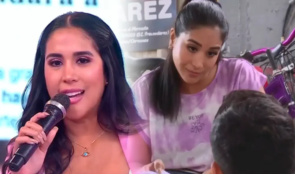 Melissa Paredes estuvo en el programa de María Pía Copello. Foto: composición LR/América TV - Video: América TV Melissa Paredes estuvo en el programa de María Pía Copello. Foto: composición LR/América TV - Video: América TV