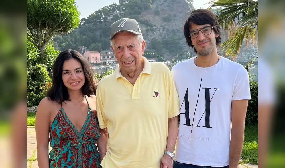 MVLL y los hijos de Álvaro Vargas Llosa. Foto: Twitter/@AlvaroVargasLl MVLL y los hijos de Álvaro Vargas Llosa. Foto: Twitter/@AlvaroVargasLl