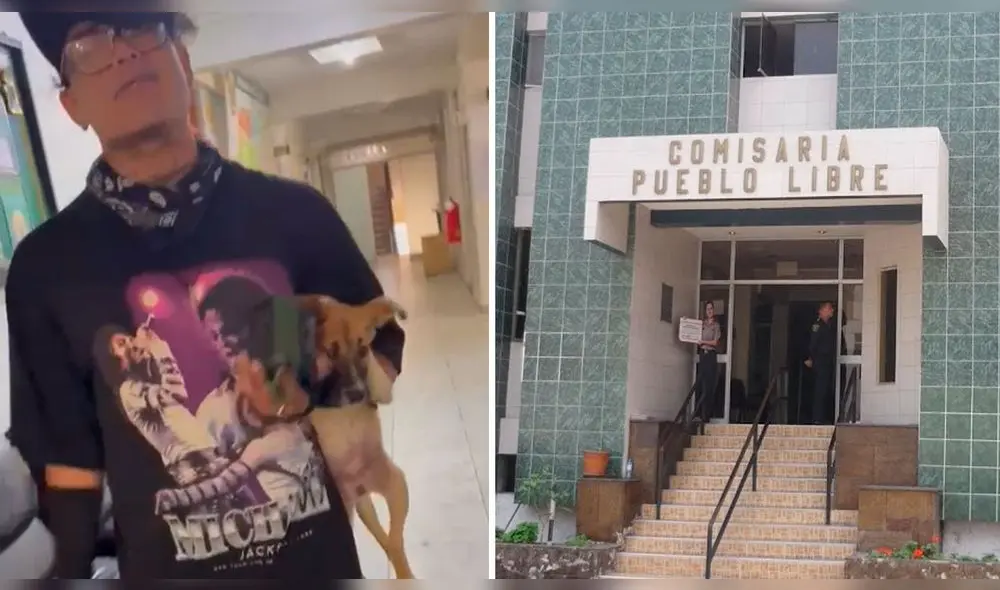 Joven fue liberado pese a maltratar a su mascota dentro de la comisaría. Foto: composición LR / difusión / World.org Joven fue liberado pese a maltratar a su mascota dentro de la comisaría. Foto: composición LR / difusión / World.org