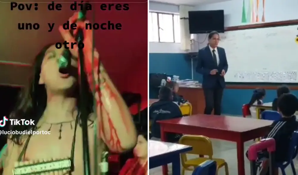 Video tiene 23.000 reacciones en TikTok. Foto: composición LR/ Lucio Budiel Portocarrero- TikTok     Video: Lucio Budiel Portocarrero/ TikTok