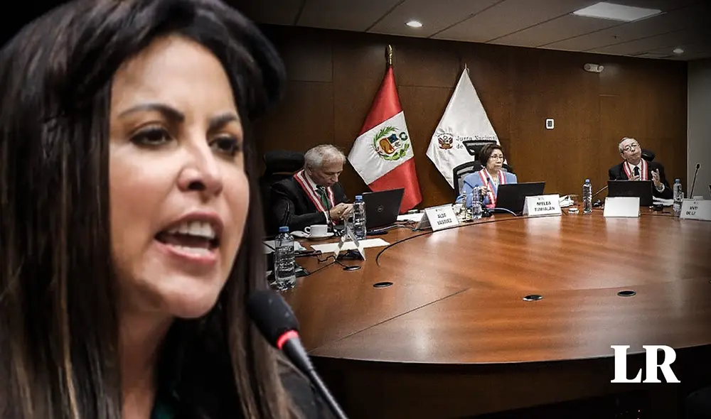 Chirinos había anunciado que buscaría la inhabilitación y destitución de 3 de los magistrados miembros del JNJ. Foto: composición de Fabrizio Oviedo/La República Chirinos había anunciado que buscaría la inhabilitación y destitución de 3 de los magistrados miembros del JNJ. Foto: composición de Fabrizio Oviedo/La República