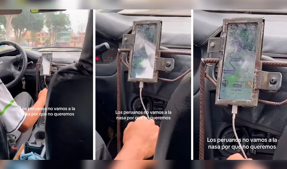 La curiosa estrategia del taxista sorprendió a miles en redes sociales. Foto: composición LOL/captura de TikTok/@Jhudits La curiosa estrategia del taxista sorprendió a miles en redes sociales. Foto: composición LOL/captura de TikTok/@Jhudits