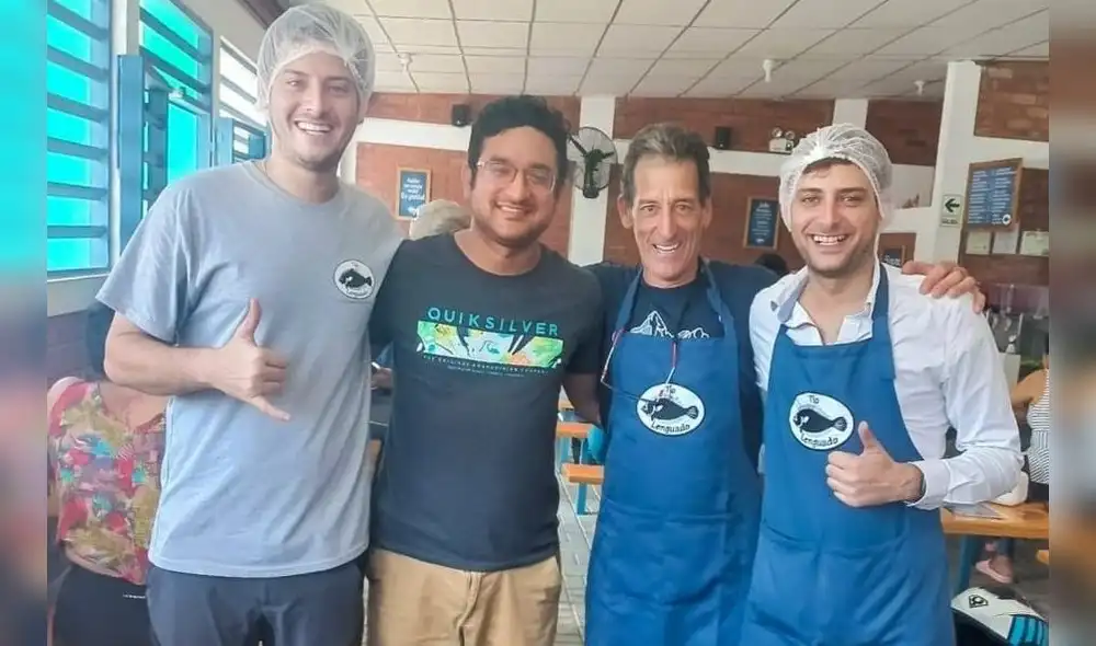 Andy García recibió grata visita. Foto: Las Meches Andy García recibió grata visita. Foto: Las Meches