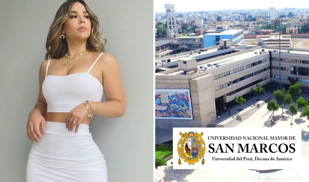 Gabriela Serpa cursa, actualmente, una carrera profesional en la Universidad Nacional Mayor de San Marcos. Foto: composición LR/@gabrielaserpaoficial/Instagram/UNMSM