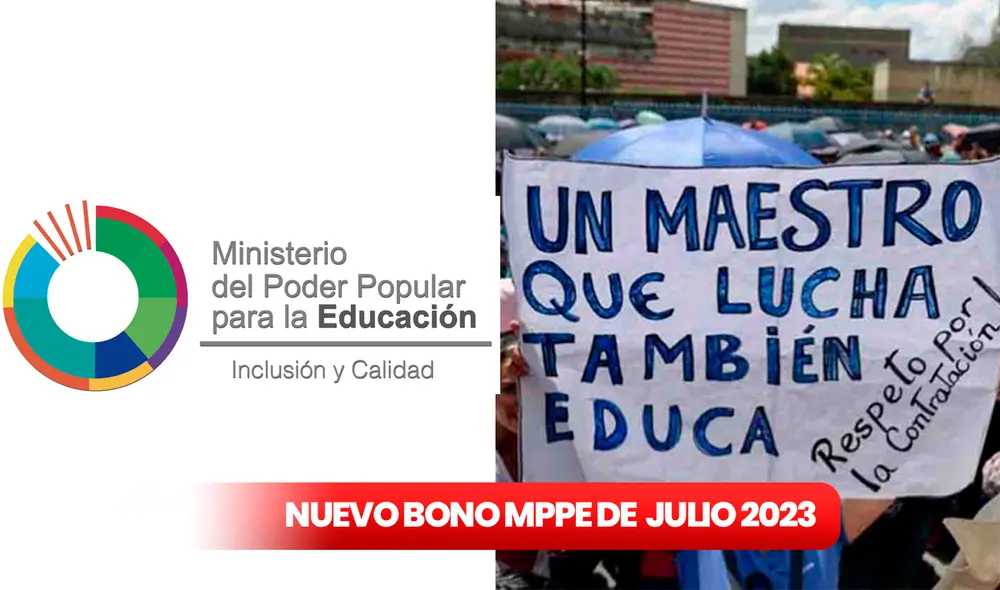 Nuevo bono de julio entregado por el MPPE. Foto: composición LR/El Gran Gestor/César Miguel Rondón