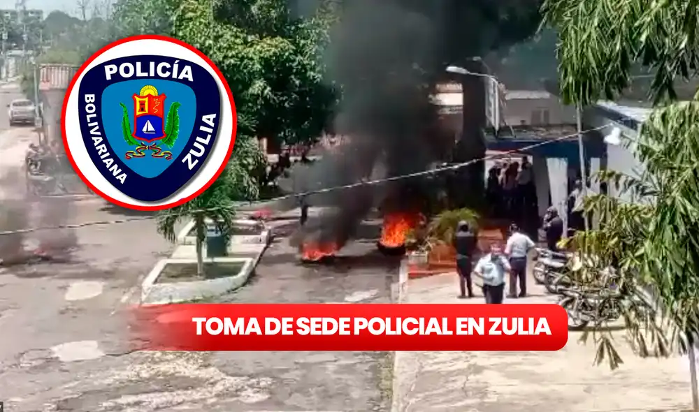 Horas de incertidumbre se vive en Zulia debido a tomar de sede policial. Foto: composición LR/EsNoticia/Twitter CPBEZ/Twitter Horas de incertidumbre se vive en Zulia debido a tomar de sede policial. Foto: composición LR/EsNoticia/Twitter CPBEZ/Twitter